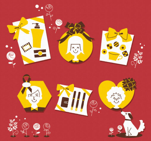 ギフトカタログ表紙用イラスト
